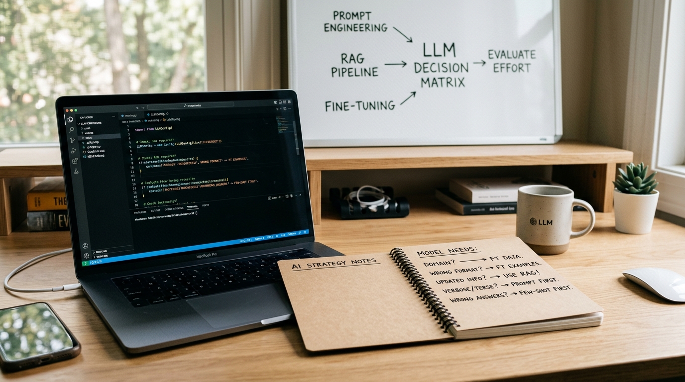 The Fine-Tuning Fallacy: When to Prompt, Retrieve, or Train Your Model